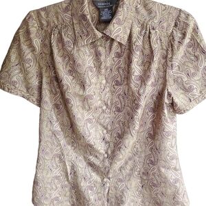 GEORGE ME MARK EISEN S/S WOMEN'S BLOUSE